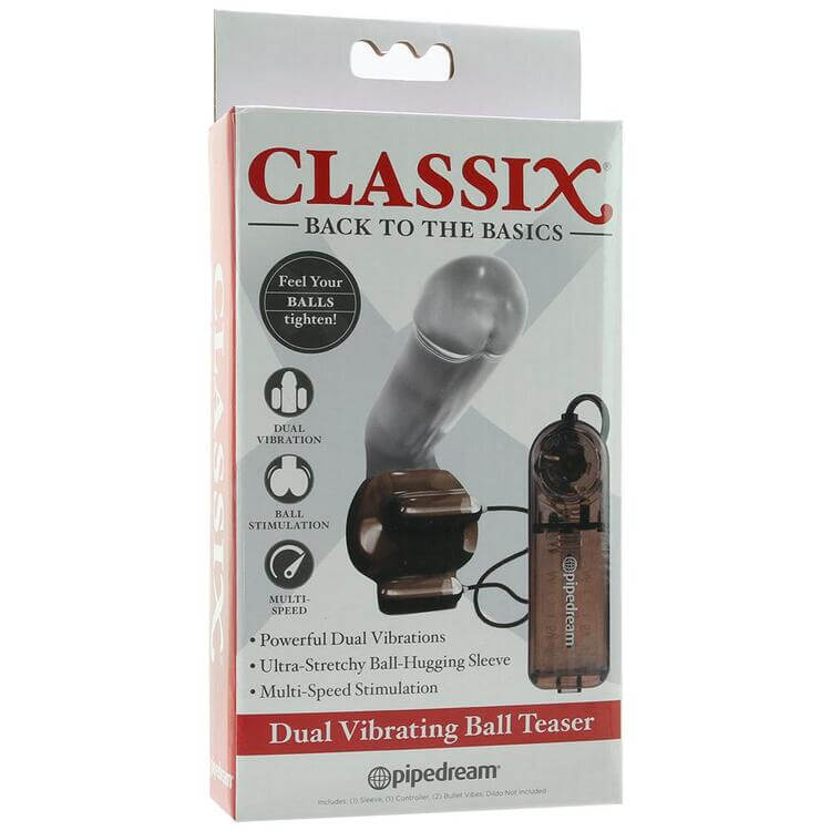 Classix Dual Vibrating Ball Teaser in Smoke 6
