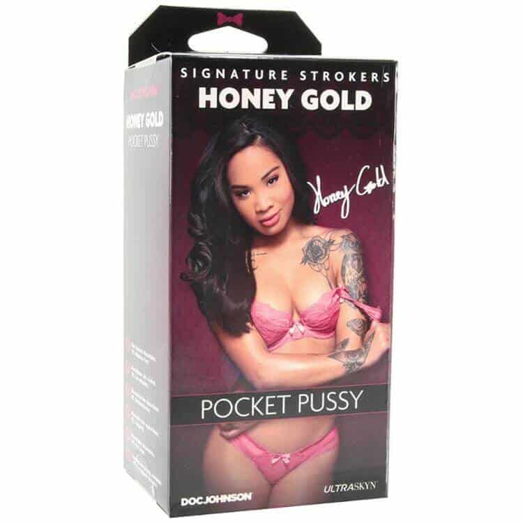 Honey Gold Main Squeeze ULTRASKYN Pocket Pussy Stroker 4