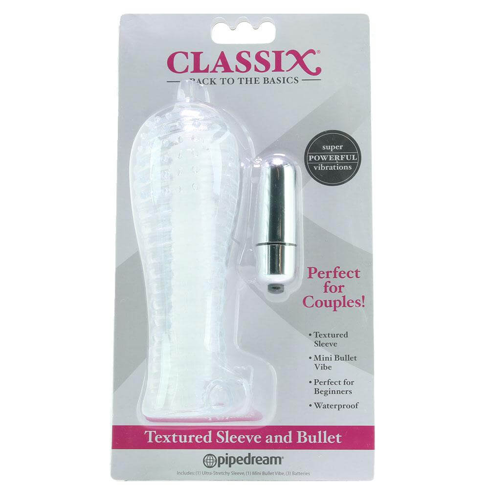Classix Textured Sleeve and Bullet in Clear 4
