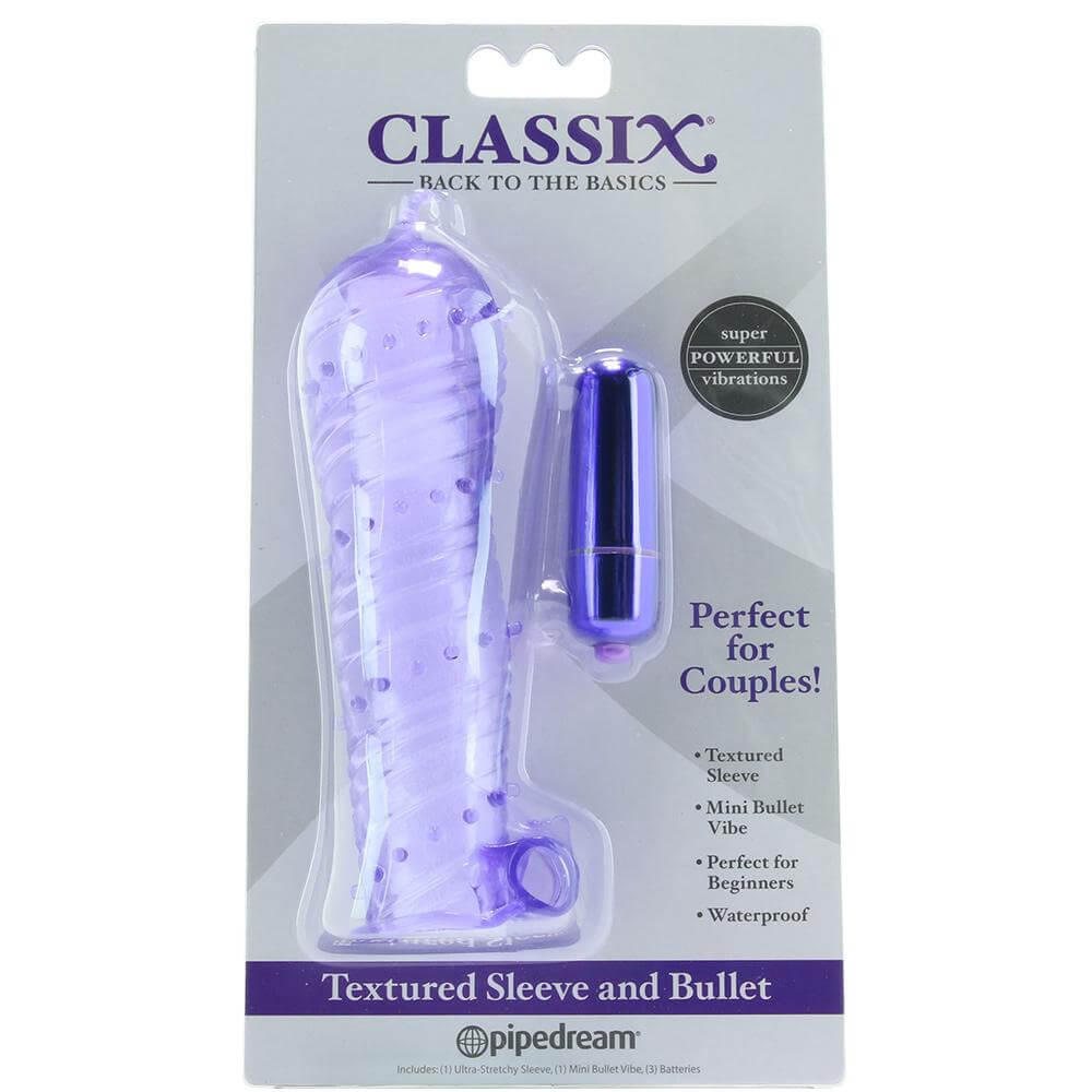 Classix Textured Sleeve and Bullet in Purple 3