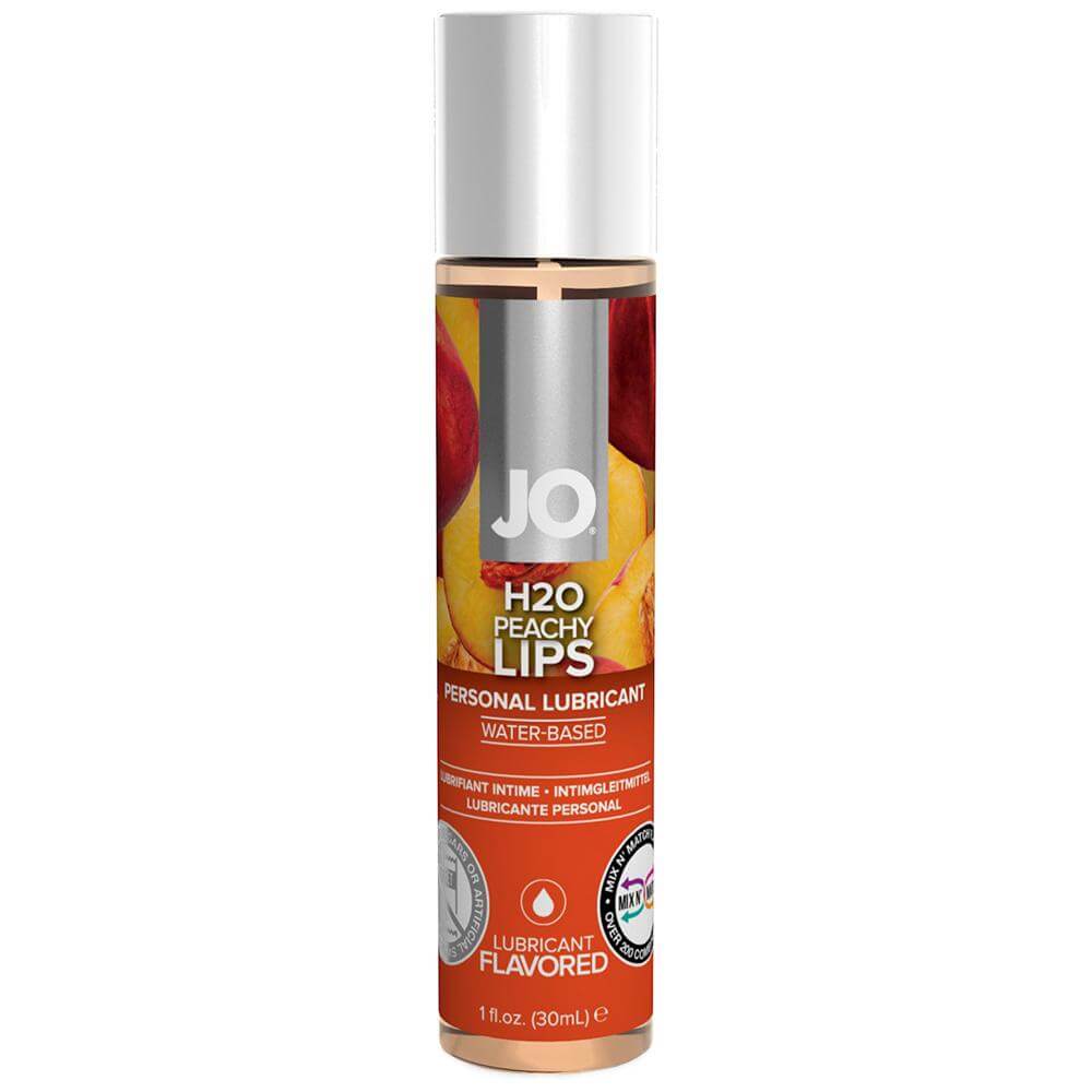 H2O Flavored Lube 1oz30ml in Peachy Lips